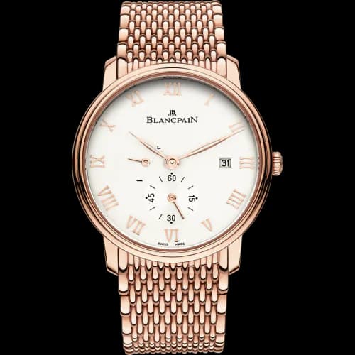 Villeret Ultraplate Power Reserve Date Red Gold / Opaline