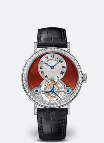 Tourbillon 3358 White Gold - Diamond / Silver - Red