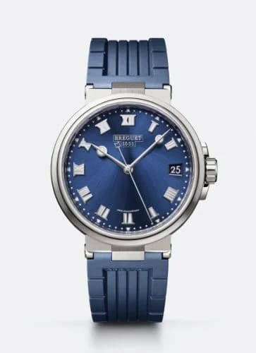 Marine 5517 Titanium / Blue / Rubber