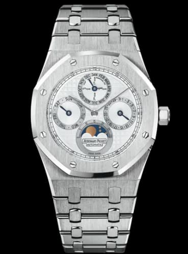 Royal Oak Perpetual Calendar Stainless Steel / Platinum / Silver