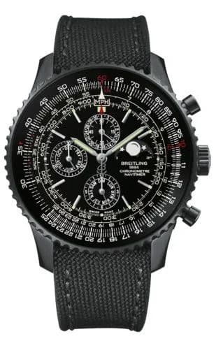 Navitimer 1461 48 Blacksteel / Black / Military / Pin