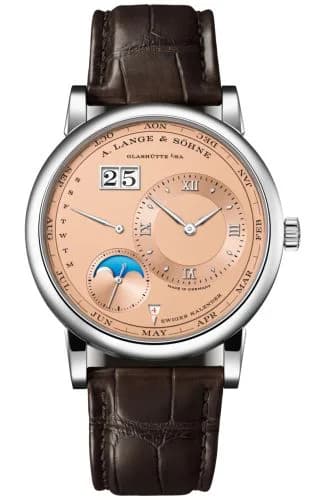 Lange 1 Perpetual Calendar White Gold / Pink