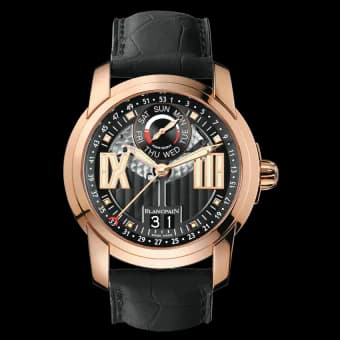 L-Evolution Semainier Grande Date 8 Jours Red Gold