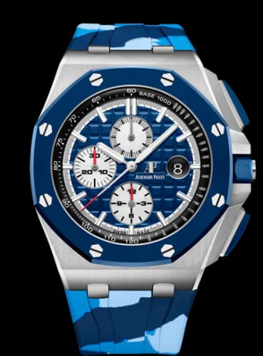 Royal Oak Offshore 44 Stainless Steel / Ceramic / Marine / Rubber