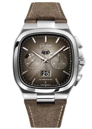 Seventies Chronograph Panorama Date Grey / Nubuck / Folding