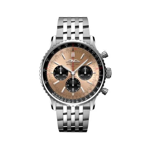 Navitimer  B01 Chronograph 43 Stainless Steel / Copper / Bracelet