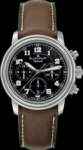 Léman Chronograph Flyback Stainless Steel / Black / Strap