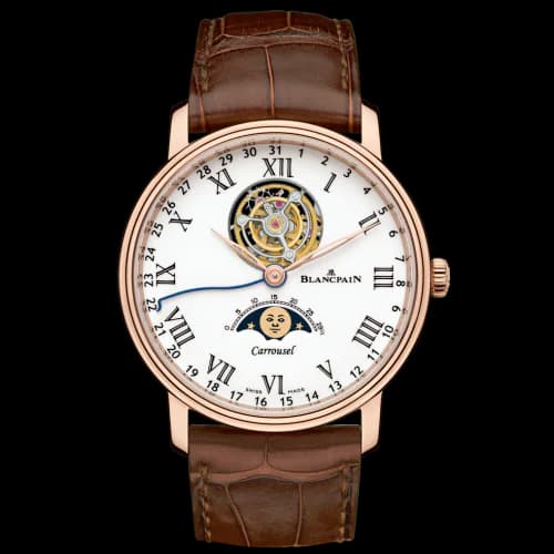 Villeret Carrousel Phase de Lune Red Gold