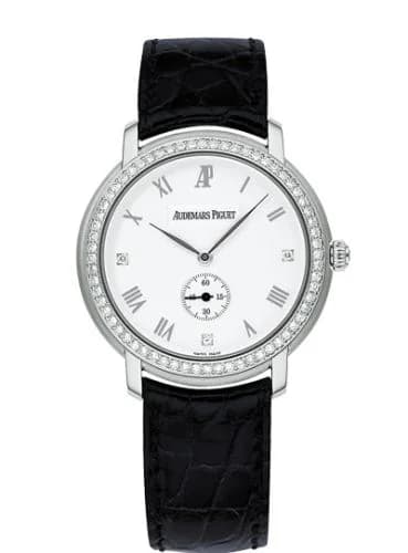 Jules Audemars Small Seconds White Gold / Diamond / Silver