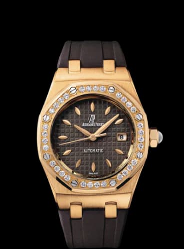Royal Oak Selfwinding 77321 Pink Gold / Diamond / Brown / Rubber