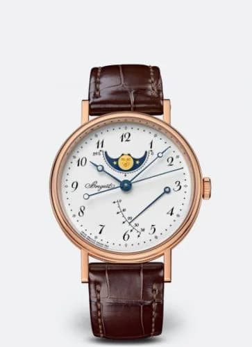 Classique 8787 Moonphase Rose Gold / Grand Feu Enamel