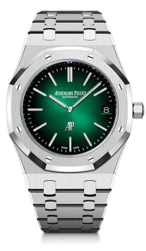 Royal Oak Extra-Thin Platinum / Green / 50th Anniversary