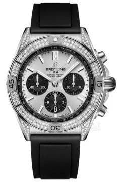 Chronomat B01 42 Stainless Steel - Diamond / Silver / Rubber