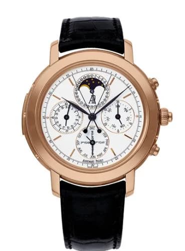 Jules Audemars 25866 Grande Complication Pink Gold / White