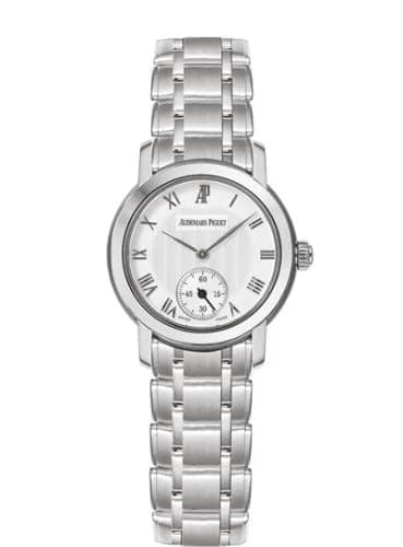 Jules Audemars Small Seconds White Gold / Silver / Bracelet