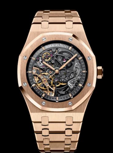 Royal Oak 41 Double Balance Wheel Openworked Pink Gold