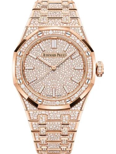 Royal Oak Selfwinding 37 Pink Gold - Snow-Set