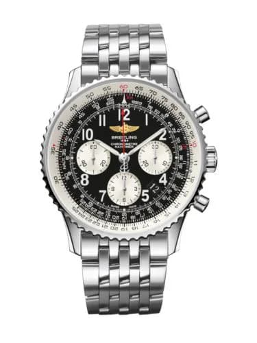 Navitimer 01 43 Stainless Steel / Black Arabic / Bracelet