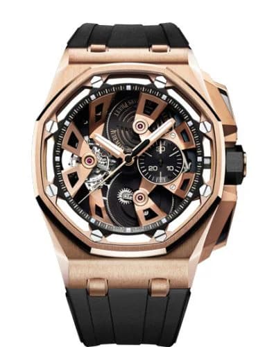 Royal Oak Offshore Tourbillon Chronograph Pink Gold