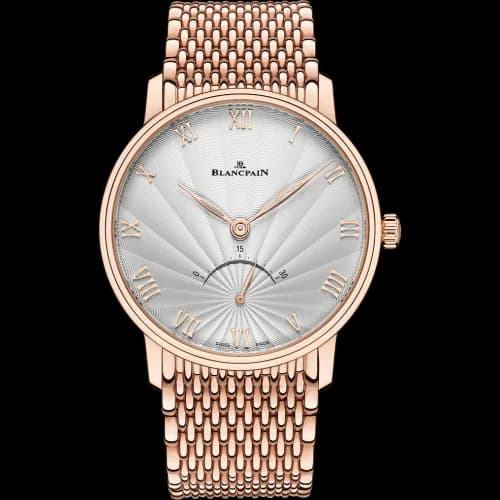 Villeret Ultraplate Seconde Rétrograde Red Gold / Opalin Flinqué / Bracelet