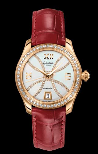 Lady Serenade Rose Gold / Diamond / MOP - Index Line / Alligator