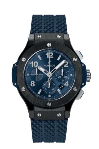 Big Bang Original 44 Ceramic / Blue / Rubber