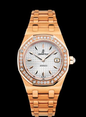 Royal Oak Selfwinding 77321 Pink Gold / Diamond / Silver / Bracelet