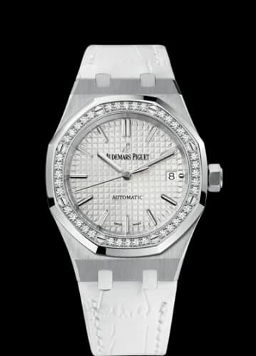 Royal Oak 15451 Selfwinding Stainless Steel / Diamond / Silver / Strap