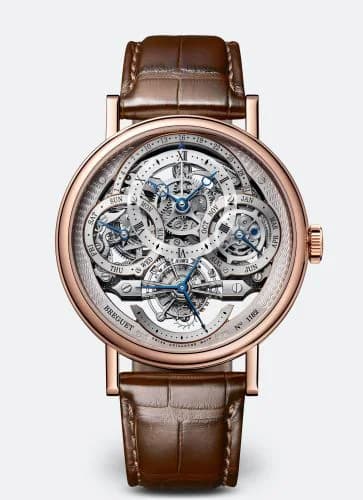 Tourbillon Perpetual Calendar Skeleton 3795 Rose Gold / Silver