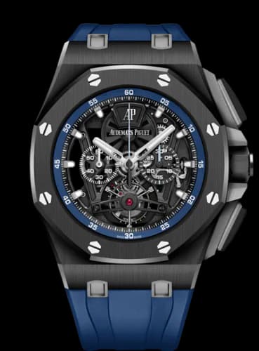 Royal Oak Offshore Tourbillon Chronograph Openworked Ceramic / Rubber