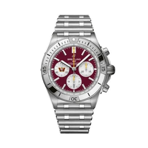 Chronomat B01 42 NFL Washington Commanders / Rouleaux