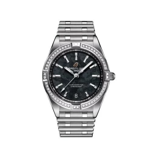 Chronomat 32 Stainless Steel  - Diamond / Black MOP / Japan