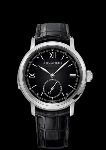 Jules Audemars Minute Repeater Platinum / Black Enamel