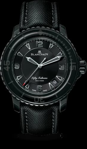 Fifty Fathoms Automatique DLC / Black / Black Canvas