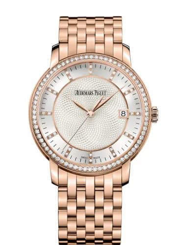 Jules Audemars Selfwinding Pink Gold / Diamond / Silver / Bracelet