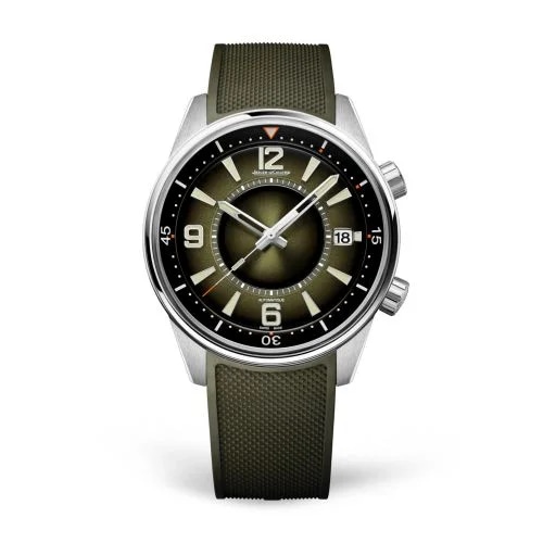 Polaris Automatic Date Stainless Steel / Green Double Gradient / Rubber