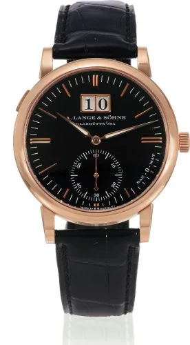 Langematik Big Date Pink Gold / Black