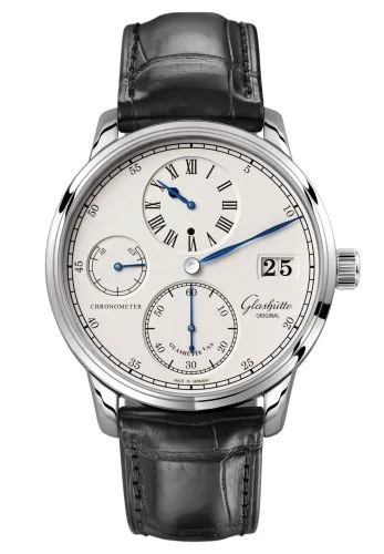 Senator Chronometer Regulator White Gold / Silver / Alligator / Pin