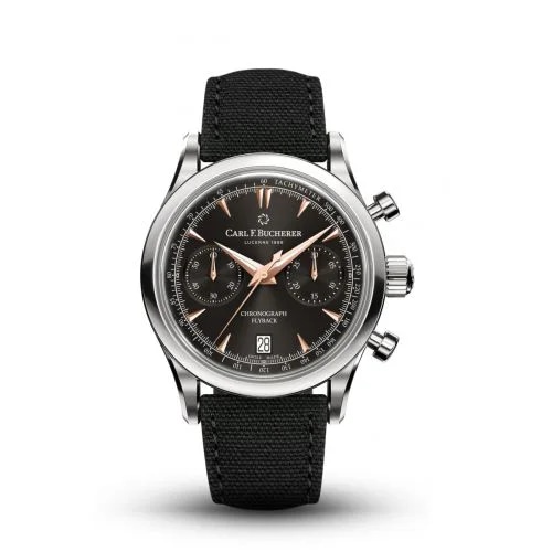 Manero Flyback 40 Stainless Steel / Black