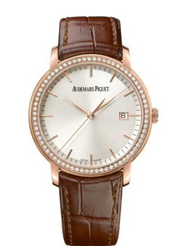 Jules Audemars Selfwinding Pink Gold / Diamond / Silver