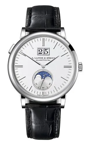 Saxonia Moonphase White Gold / Silver