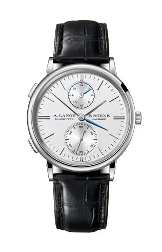Saxonia Dual Time White Gold