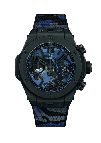 Big Bang Unico All Black Blue Camo