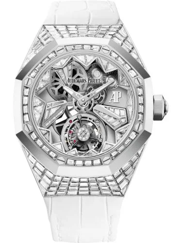 Audemars Piguet Royal Oak Concept Flying Tourbillon White Gold / Baguette Diamond