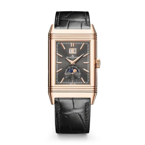 Jaeger-LeCoultre Reverso Tribute Nonantieme Enamel Pink Gold / Grey