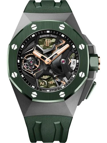 Royal Oak Concept GMT Tourbillon Titanium / Green