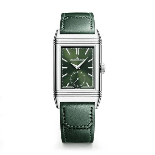 Reverso Tribute Monoface Stainless Steel / Green