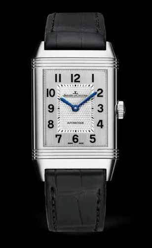 Reverso Classic Large Stainless Steel / Silver / Alligator