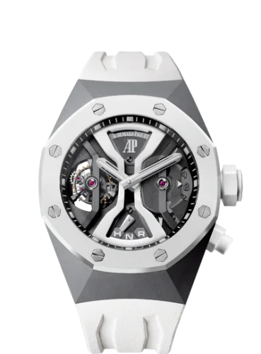 Royal Oak Concept 26580 GMT Tourbillon Titanium / White Ceramics